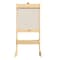 Flash Furniture Bright Beginnings Commercial Double Sided Wooden Free-Standing STEAM Easel, Storage Tray, Acrylic Paint Window - Holds Two Accessory Panels, Natural MK-ME03669-GG - alternate 10